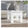 Image de Table basse blanc 55x55x42 cm bois d ingénierie