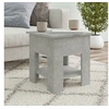 Image de Table basse gris béton 40x40x42 cm bois d'ingénierie810275