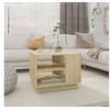 Image de Table basse chêne sonoma 55x55x43 cm bois d ingénierie