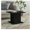 Image de Table basse noir 55,5x55,5x40 cm bois d ingénierie
