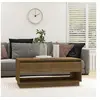 Image de Table basse Chêne marron 102,5x55x44 cm Bois d'ingénierie812980