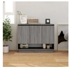 Image de Buffet Sonoma gris 97x31x75 cm Bois d ingénierie