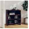 Image de Buffet, Armoire avec 3 Etagères, Meuble de Rangement, Organisateur de Salle de Séjour Salon Intérieur, Chêne Fumé Bois d'Ingénierie