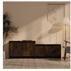 Image de Meuble TV Chêne fumé 146,5x35x50 cm Bois d ingénierie