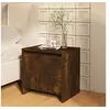 Image de Table de chevet chêne fumé 45x34x44,5 cm bois d'ingénierie813044