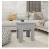 Image de Table Basse Table d'Appoint Meuble de Salon Bout de Canapé Table de Salle de Séjour Maison Intérieur Sonoma Gris 40x40x42 cm Aggloméré