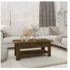Image de Table basse chêne fumé 102x55x42 cm bois d'ingénierie813074