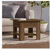 Image de Table basse chêne marron 55x55x42 cm bois d ingénierie