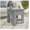 Image de Table basse Sonoma gris 40x40x42 cm Bois d ingénierie