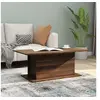 Image de Table basse chêne marron 102x55,5x40 cm bois d'ingénierie813094