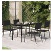Image de Table a manger fixe sans tiroir en.casa 1 personnes en metal 140 x 70 cm
