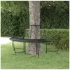 Image de Banc demi-circulaire tour d'arbre Ø159 cm Noir Acier 318825