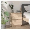 Image de Table de chevet 40x35x50 cm Bois de pin solide