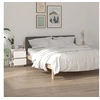 Image de Tables de chevet 2 pcs Blanc 40x35x50 cm Bois de pin solide
