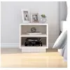 Image de Table de chevet Blanc 40x34x40 cm Bois de pin solide
