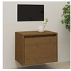 Image de Armoire murale Marron miel 45x30x35 cm Bois de pin massif813441