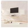 Image de Wandkasten 2 st 30x30x40 cm massief grenenhout wit813478