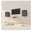 Image de Wandkasten 2 st 30x30x40 cm massief grenenhout grijs813480