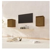 Image de Wandkasten 2 st 30x30x40 cm massief grenenhout honingbruin813482