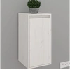 Image de Armoire murale Blanc 30x30x60 cm Bois de pin massif