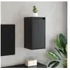 Image de Armoires murales 2 pcs Noir 30x30x60 cm Bois de pin massif813494