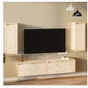 Image de Armoires murales 2 pcs 30x30x80 cm Bois de pin massif