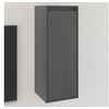 Image de Armoire murale Gris 30x30x80 cm Bois de pin massif813499