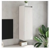 Image de Armoires murales 2 pcs Blanc 30x30x100 cm Bois de pin massif