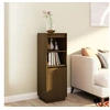Image de Buffet haut Marron miel 37x34x110 cm Bois massif de pin813518