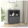 Image de Dressoir 60x34x75 cm massief grenenhout grijs813522