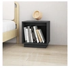 Image de Table de chevet Gris 40x30x40 cm Bois de pin solide813339