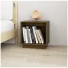 Image de Table de chevet Marron miel 40x30x40 cm Bois de pin solide813341