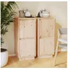 Image de Buffets 2 pcs 31,5x34x75 cm Bois massif de pin