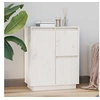 Image de Buffet Blanc 60x34x75 cm Bois massif de pin813391