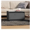 Image de Table basse Gris 55x56x32 cm Bois massif de pin813407