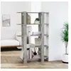 Image de Bibliothèque/Séparateur de pièce Gris béton 100x30x160 cm811533