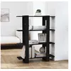 Image de Bibliothèque/Séparateur de pièce Noir 100x30x123,5 cm811539