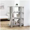 Image de Bibliothèque/Séparateur de pièce Gris béton 100x30x123,5 cm811542