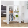 Image de Bibliothèque/Séparateur de pièce Blanc brillant 100x30x87 cm811553