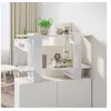 Image de Bibliothèque/Séparateur de pièce Blanc brillant 80x30x51 cm811598