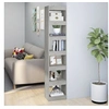 Image de Bibliothèque/Séparateur de pièce Gris béton 40x30x198 cm811641