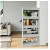 Image de Bibliothèque/Séparateur de pièce Gris béton bois d'ingénierie811668