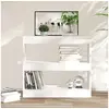 Image de Bibliothèque Séparateur de pièce Blanc 80x30x72 cm