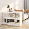 Image de Bibliothèque Séparateur de pièce Blanc 100x30x72 cm