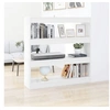 Image de Bibliothèque Séparateur de pièce Blanc 100x30x103 cm