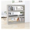 Image de Bibliothèque Séparateur de pièce Gris béton 100x30x103 cm