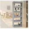 Image de Bibliothèque Séparateur de pièce Sonoma gris Bois d ingénierie