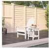Image de Chaise H. 46 cm non pliable exterieur en polyethylene blanc