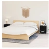 Image de Tables de chevet 2 pcs Noir 40x30x54,5 cm Acier et verre3095202