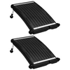 Image de Panneaux de chauffage solaire de piscine courbés 2pcs 72,5x46cm